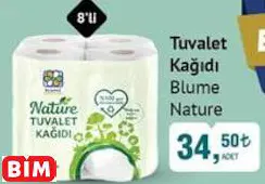 BLUME NATURE TUVALET KAĞIDI